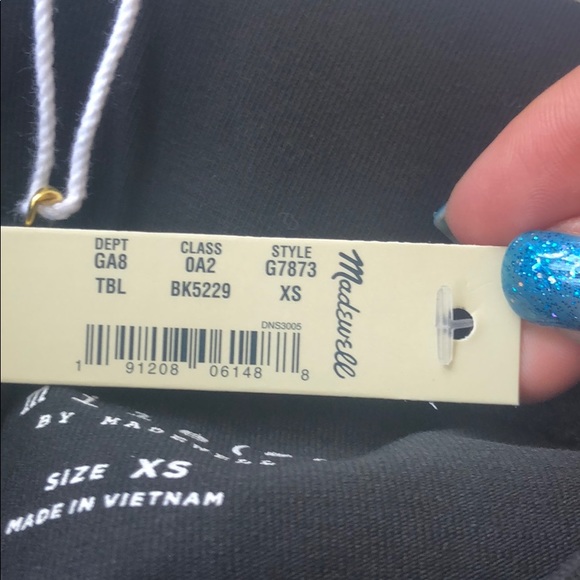 NEW • Madewell • High Rise Ankle Leggings Black - Picture 5 of 5